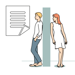 attestation de séparation pour le logement